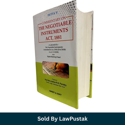 Dutta's Commentary on The Negotiable Instruments Act, 1881 | Sweet & Soft