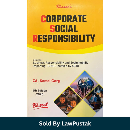 Bharat Corporate Social Responsibility CSR including BRSR by CA Kamal Garg 5th Edition Front Cover