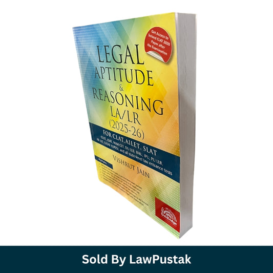 Legal Aptitude and Reasoning LA LR 2025-26 by Vishrut Jain OakBridge Front Cover