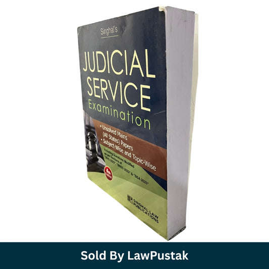 Singhal Judicial Service Examination Unsolved Mains Papers 4th Edition 2026 Front Cover