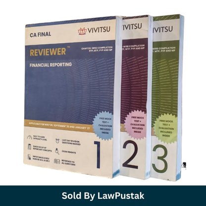 Vivitsu CA Final Reviewer Books 1 2 and 3 Paperback Spine Side View
