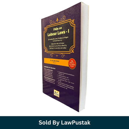 FAQs on Labour Laws Volume 1 and Volume 2 Combo Set by Dr Rajeev Babel Book Corporation 2025-26 LawPustak
