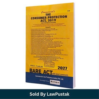 Commercials The Consumer Protection Act 2019 Bare Act with Short Comments 2027 Edition Commercial Law Publishers