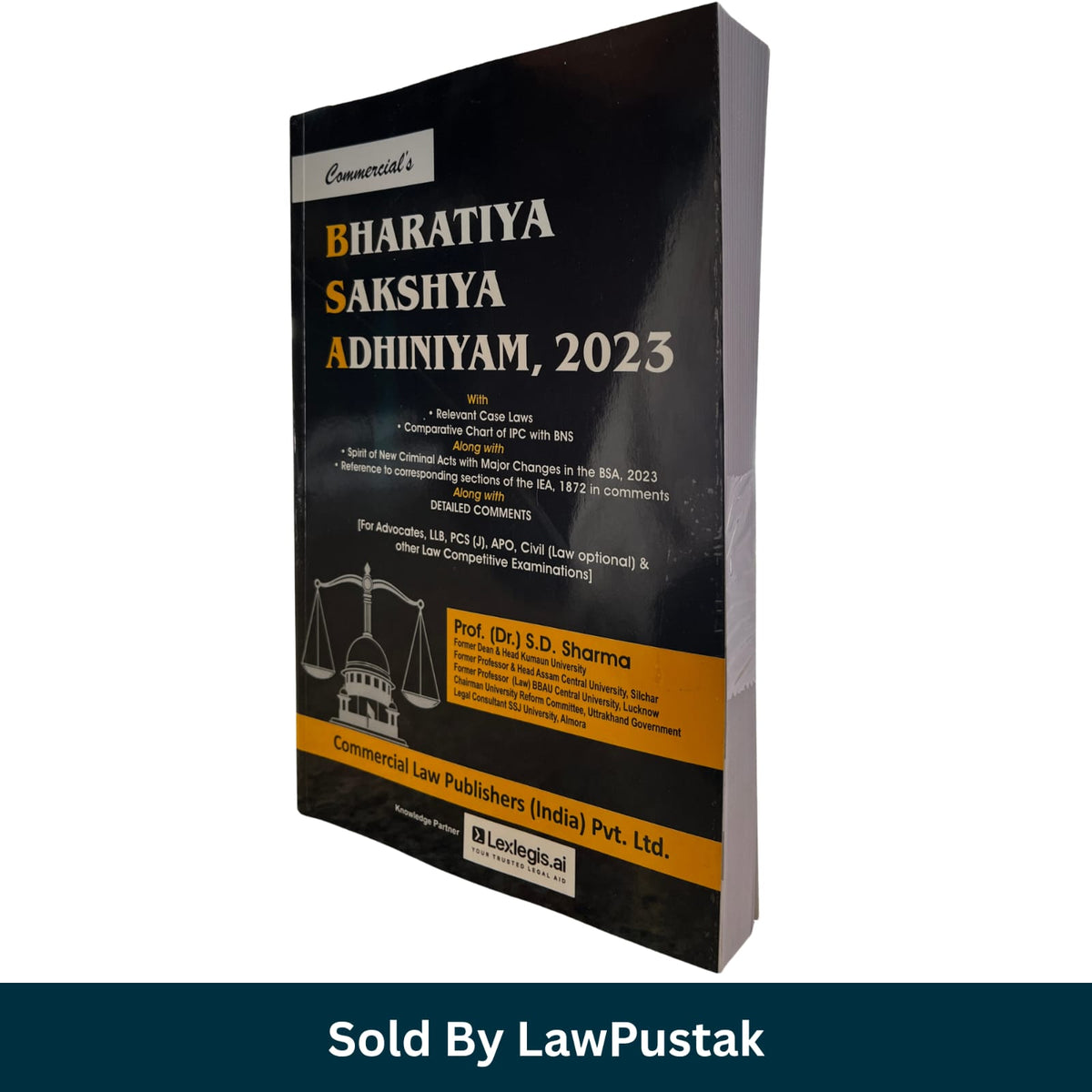 Commercials Bharatiya Sakshya Adhiniyam 2023 Prof SD Sharma Front Cover