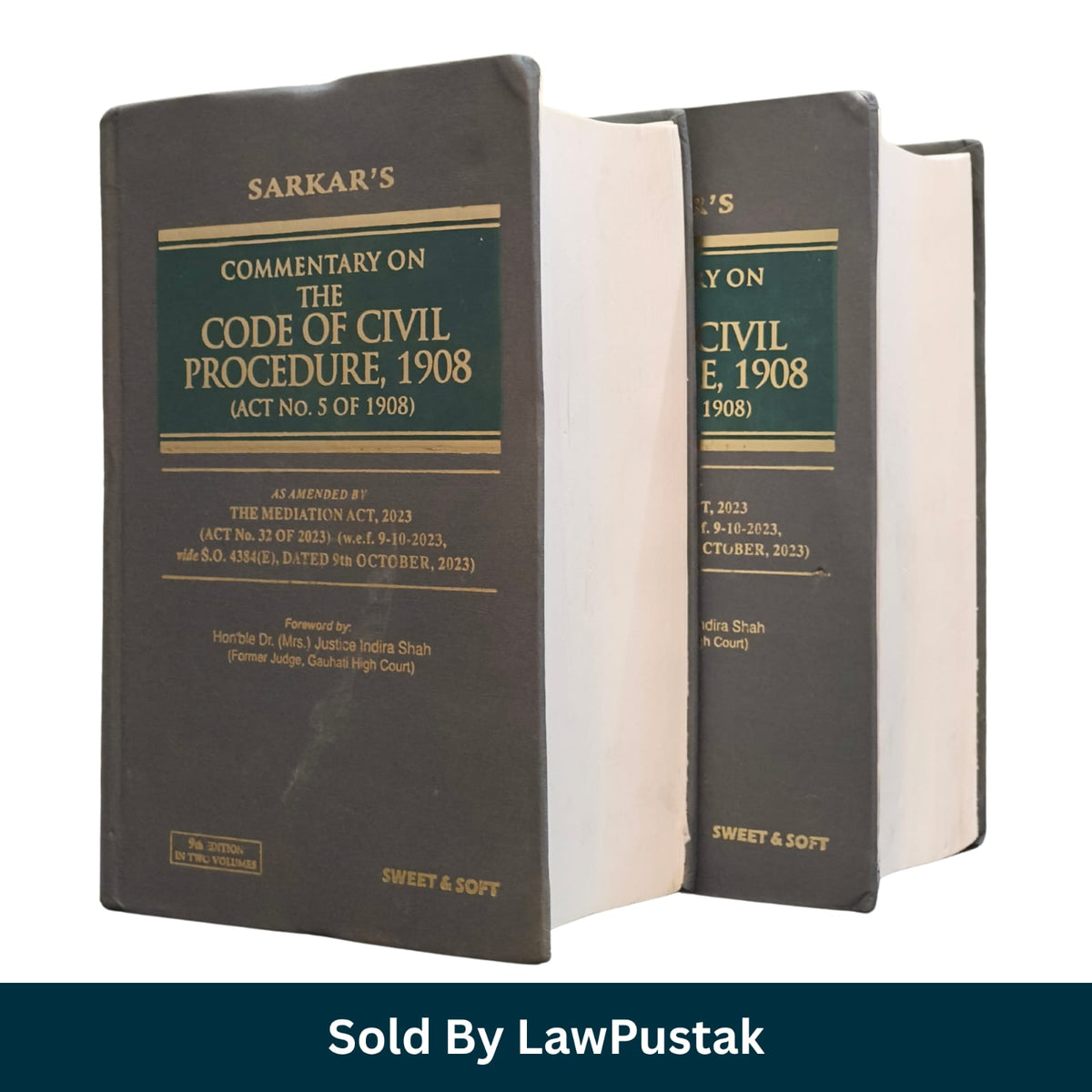 Sarkar Commentary on Code of Civil Procedure 1908 Sweet and Soft 9th Edition 2026 2 Volume Set