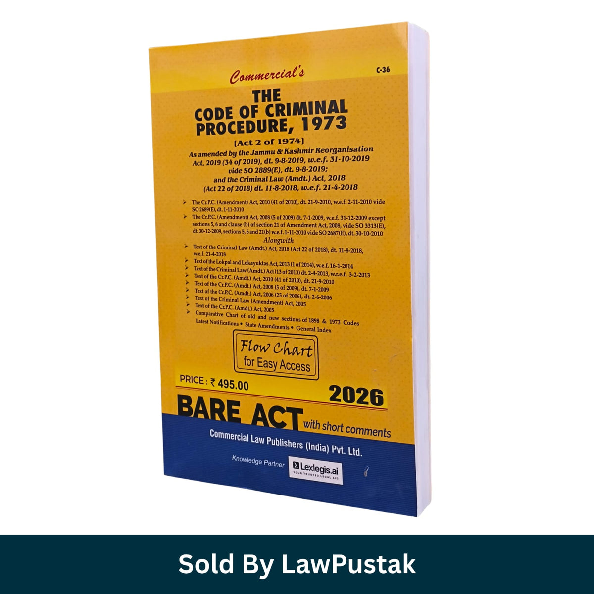 Commercials Code of Criminal Procedure 1973 CrPC Bare Act 2026 Edition