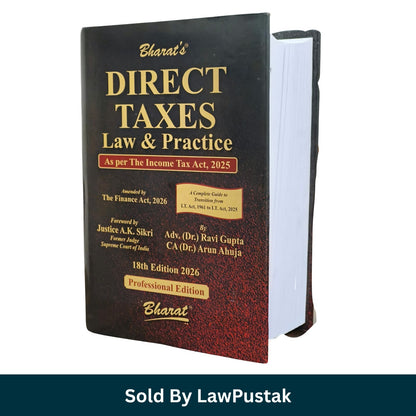 Bharats Direct Taxes Law and Practice Professional Edition 18th Edition 2026 Hardcover