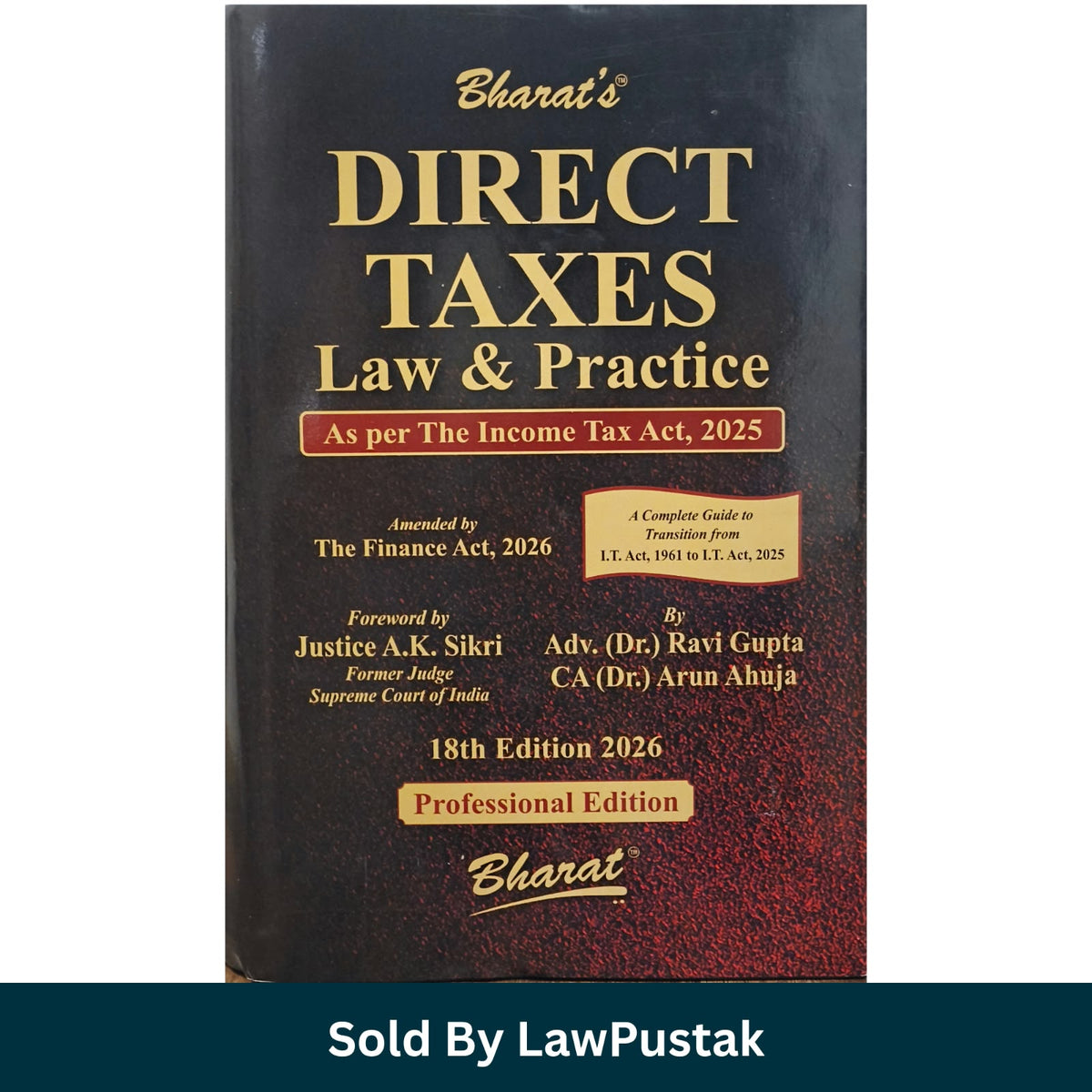 Bharats Direct Taxes Law and Practice Professional Edition 18th Edition 2026 Hardcover