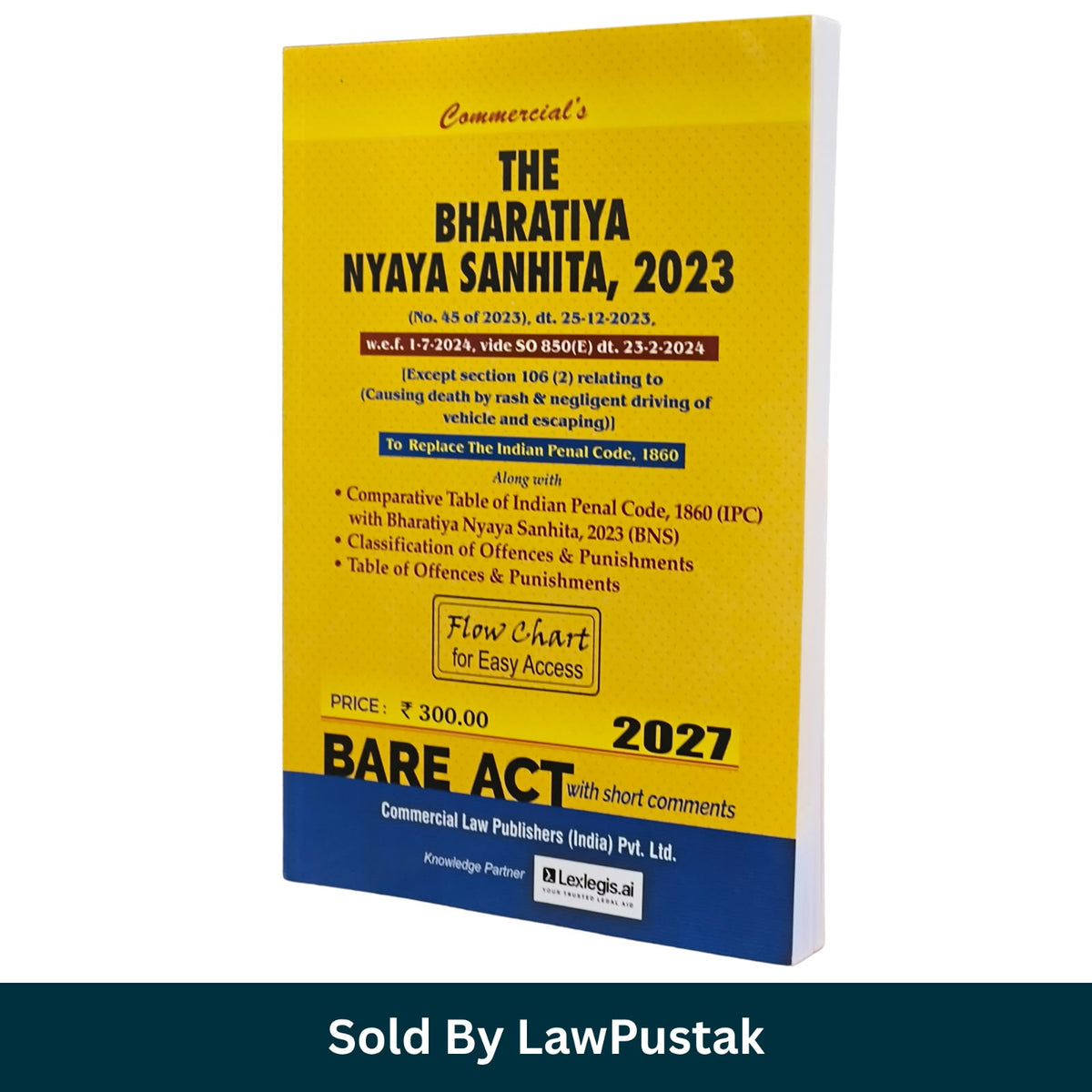 Commercials The Bharatiya Nyaya Sanhita 2023 Bare Act 2027 Edition