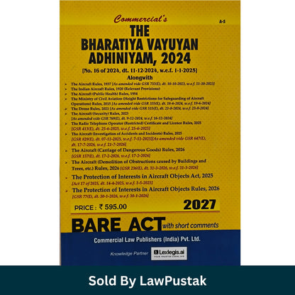 Commercials The Bharatiya Vayuyan Adhiniyam 2024 Bare Act 2027 Edition