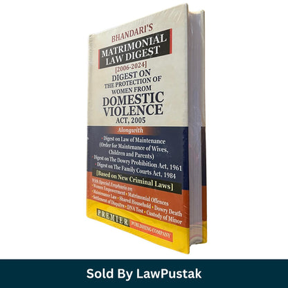 Bhandaris Matrimonial Law Digest 2006 2024 Protection of Women from Domestic Violence Act Premier Publishing Company   