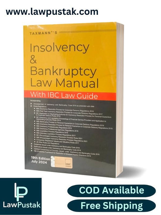 Insolvency and Bankruptcy Law Manual with IBC Law Guide-19th Edition-TAXMANN