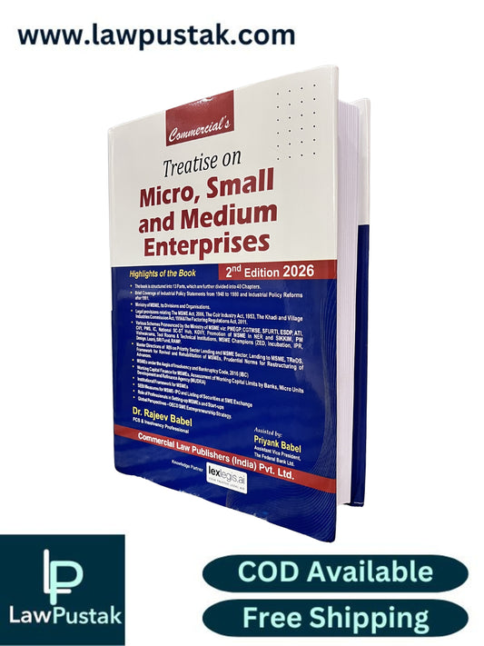 Treatise on Micro, Small and Medium Enterprises by Dr. Rajeev Babel - 2nd Edition 2026 | Commercial Law Publishers (India) Pvt. Ltd.