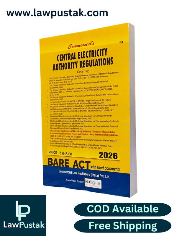 Central Electricity Authority Regulations - Bare Act - Edition 2026 | Commercial Law Publishers (India) Pvt. Ltd.