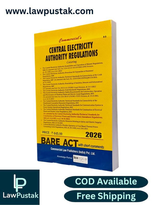 Central Electricity Authority Regulations - Bare Act - Edition 2026 | Commercial Law Publishers (India) Pvt. Ltd.
