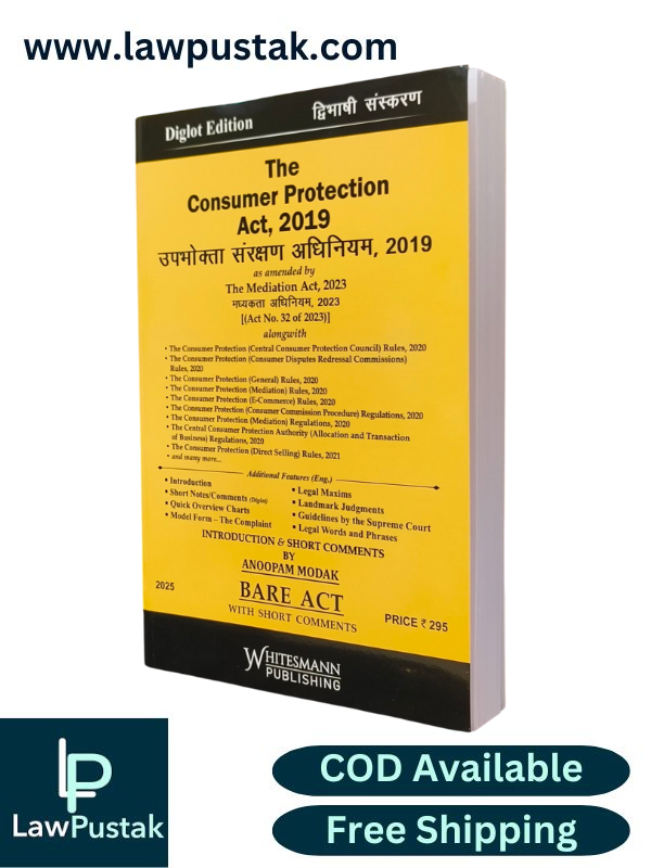 The Consumer Protection Act, 2019 BareAct Diglot Edition 2025 - Whitesmann Publishing
