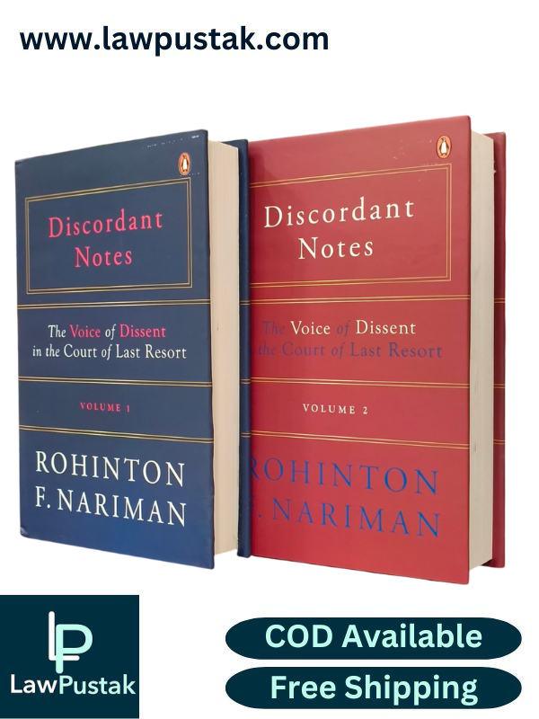Discordant Notes The Voice Of Dissent in the courtof Resort (In 2 Volumes) Rohinaton F. Nariman - Penfuin allen Lane