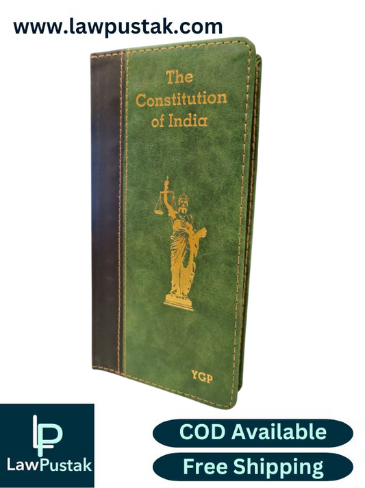 The Constitution of India (Coat Pocket Edition) - Green and Black Color Combination | Young Global Publication