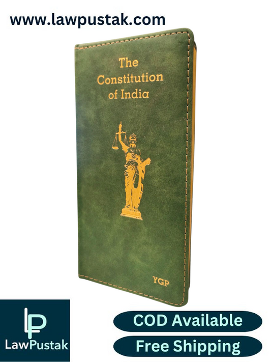 The Constitution of India (Coat Pocket Edition) - Green Color  | Young Global Publication