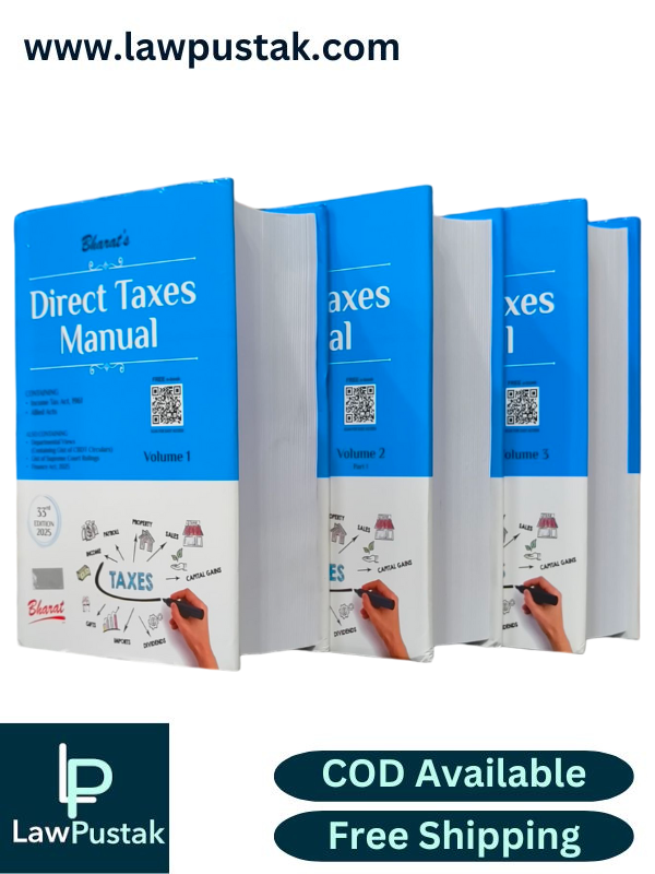 Direct Taxes Manual - 33rd Edition 2025 (In 3Volumes) - Bharat Law House
