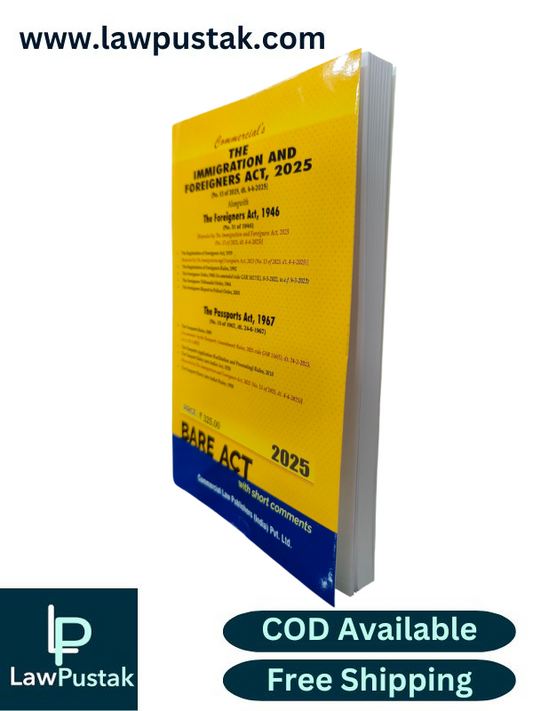 The Immigration and Foreigners Act, 2025 BareAct - Commercial Law Publishers 