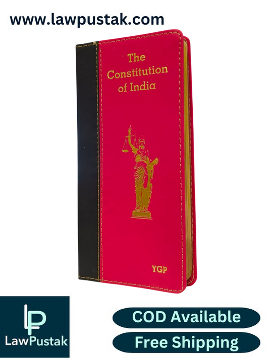 The Constitution of India (Coat Pocket Edition) - Red and Black Color Combination | Young Global Publication