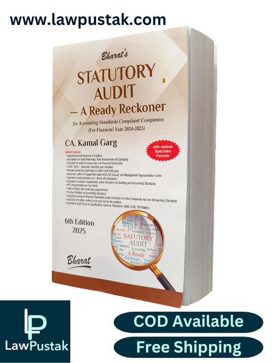 Statutory Audit - A Ready Reckoner for Accounting Standards Compliant Companies By CA. Kamal Garg-6th Edition 2025-Bharat Law House