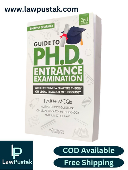 Guide To PH.D. Entrance Examination (1700+ MCQs) by Bhavna Sharma - 2nd Edition 2026 | Whitesmann Publishing