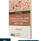 Outlines of Indian Legal and Constitutional History By M P Singh - 9th Edition 2025 - LexisNexis