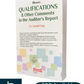 QUALIFICATIONS & Other Comments in the Auditor’s Report by CA. Kamal Garg - 3rd Edition 2025 - Bharat Law House