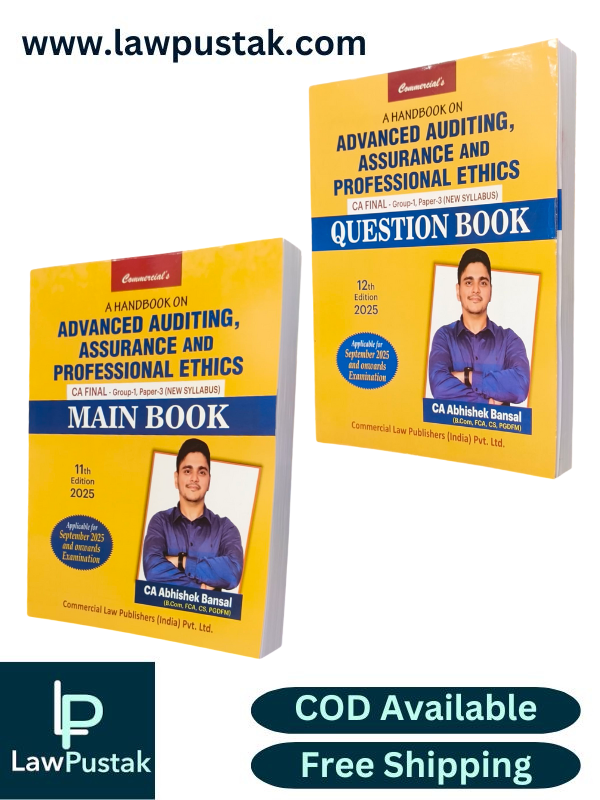 Combo Pack for Group-1 Paper-3 By Abhishek Bansal - Edition 2025 - Commercial Law Publishers 