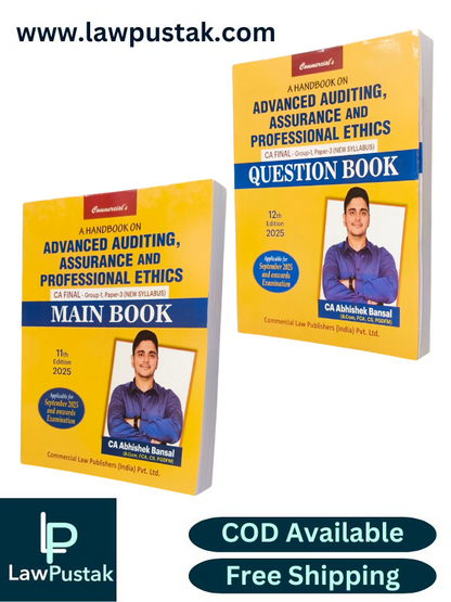Combo Pack for Group-1 Paper-3 By Abhishek Bansal - Edition 2025 - Commercial Law Publishers 