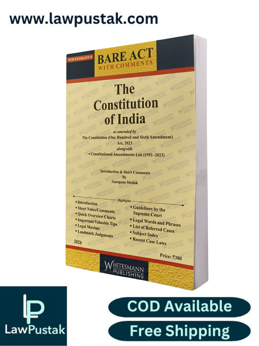 The Constitution of India - Edition 2026 - Bare Act | Whitesmann Publishing