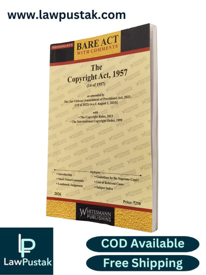 The Copyright Act, 1957 - Edition 2026 - Bare Act | Whitesmann Publishing
