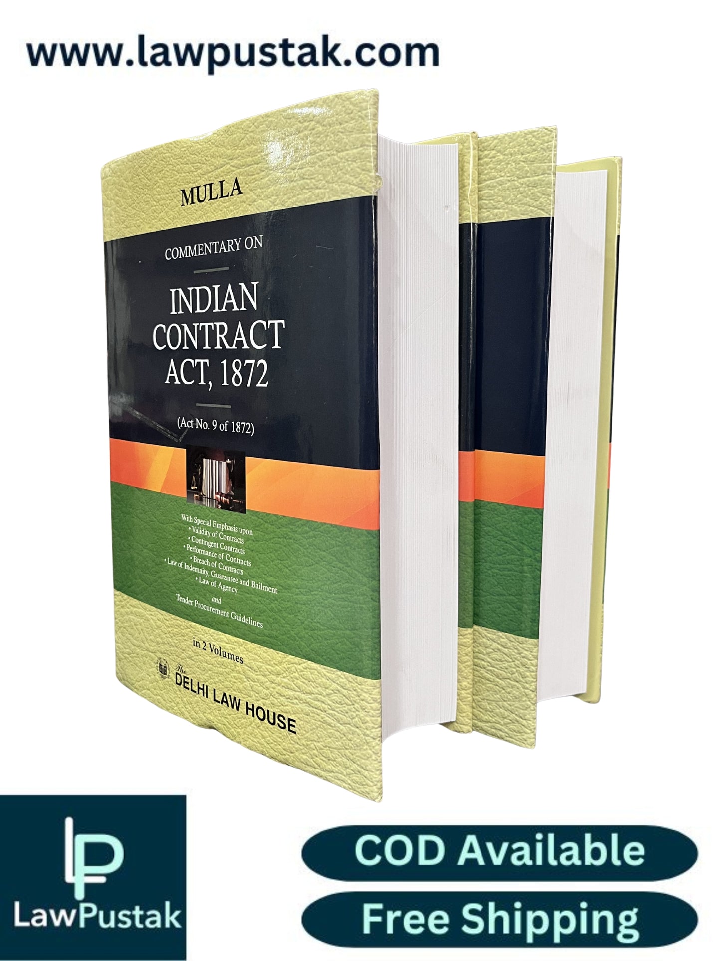 Commentary on The Indian Contract Act, 1872 by Mulla – Edition 2025 (In 2 Volumes) | Delhi Law House