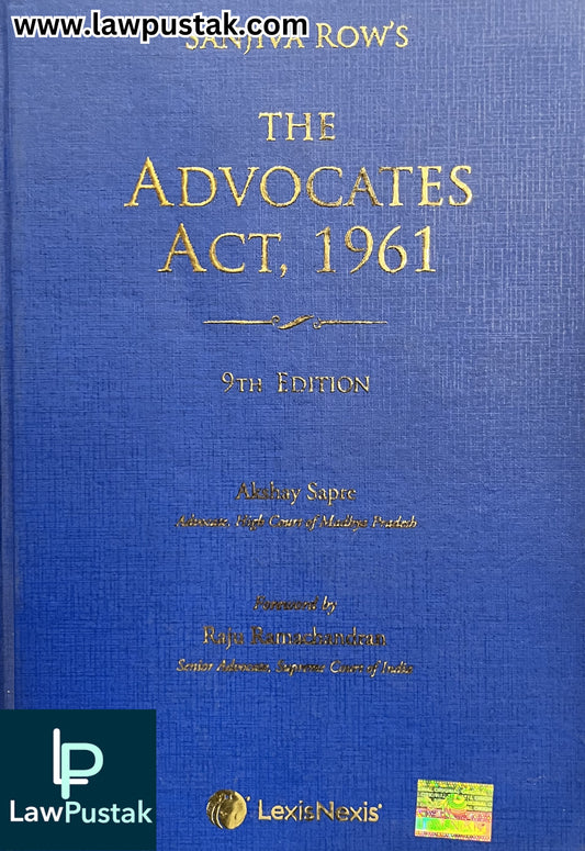 The Advocates Act, 1961 by Akshay Sapre - 9th Edition 2022 | LexisNexis