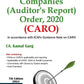 Companies (Auditor’s Report) Order, 2020 (CARO) By CA. Kamal Garg-7th Edition 2024-Bharat Law House