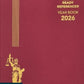 Legal Ready Referencer Year Book 2026 - Cloth Mehroon Color Advocate Diary - Young Global Publications