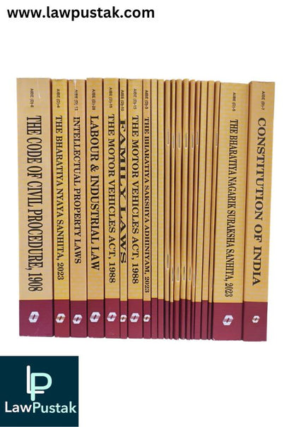 AIBE Diglot Bare Acts Set 2026 India 21 Books Hindi English Combo 44 Acts
