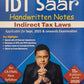 IDT Saar Handwritten Notes Indirect Tax Laws (Applicable for Sept. 2025 & onwards Examination) (For CA Final New Syllabus) By CA (Dr.) Mahesh Gour | Commercial Law Publishers