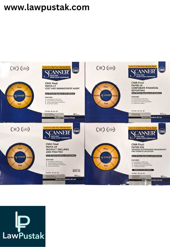 CMA Final Group 4 Combo of 4 Book set by Shuchita Prakashan - for Dec 2025, June 2026 Exam  | Scanner