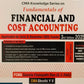 CMA Knowledge Series on Fundamentals of Financial and Cost Accounting (Paper-2) By G.C. RAO - Commercial Law Publishers 