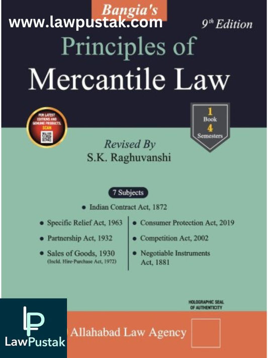 Principles of Mercantile Law by R K Bangia, S K Raghuvansh-9th Edition 2023-Allahabad Law Agency