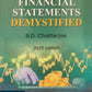 Financial Statements Demystified by B.D. Chatterjee - Edition 2025 | Bharat Law House Pvt. Ltd.