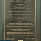 New Major Criminal Acts - Edition 2025 | B.C. Publications
