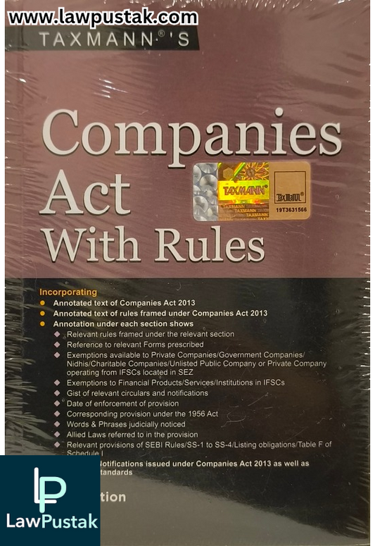 Companies Act With Rules - Pocket 42nd Edition 2025 - Taxmann