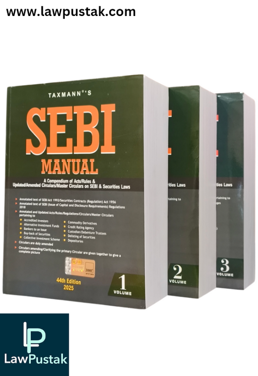 SEBI Manual | Set of 3 Volumes-44th Edition 2025 - Taxmann