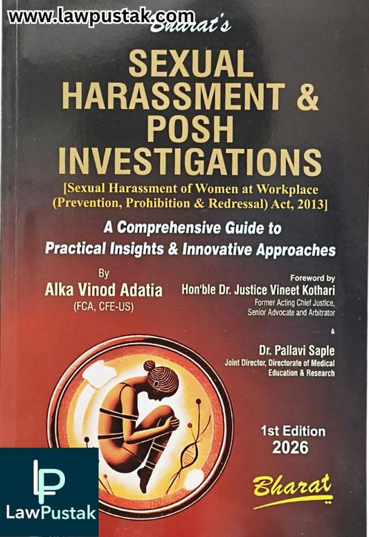 Sexual Harassment & Posh Investigations - 1st Edition 2026 by Alka Vinod Adatia | Commercial Law Publishers (India) Pvt. Ltd.