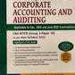 CMA Knowledge Series on Corporate Accounting and Auditing - Applicable for Dec. 2025 and June 2026 Examinations - CMA Inter (Group 2-Paper 10) 2022 by G.C. Rao - 3rd Edition 2025 | Commercial Law Publishers (India) Pvt. Ltd.