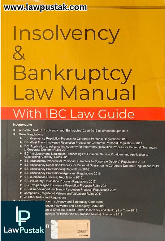 Insolvency and Bankruptcy Law Manual with IBC Law Guide-19th Edition-TAXMANN